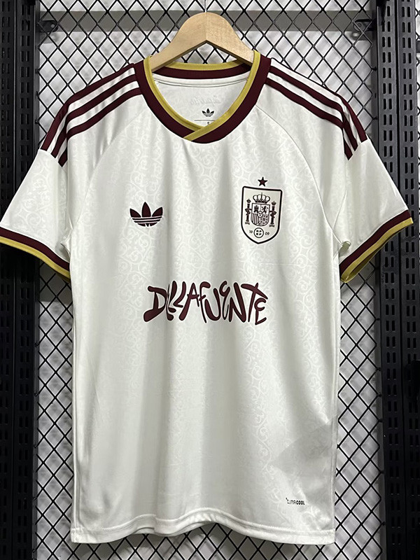 26/27 Spain Away Fans Soccer Jersey(Chest advertisement胸前广告)