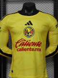26/27 Club America Home Player Version Long Sleeve Soccer Jersey