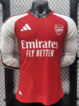 26/27 ARS Home Player Version Long Sleeve Soccer Jersey