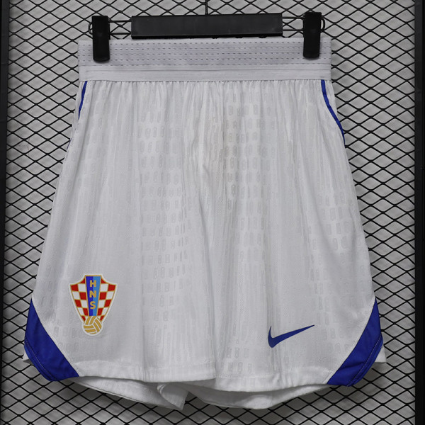 26/27Croatia Home Player Version Shorts Pants