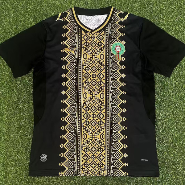 26/27 Morocco Black Fans Soccer Jersey