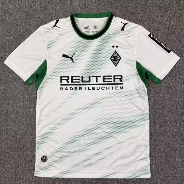 26/27 Monchengladbach Home Fans Soccer Jersey(左袖广告）