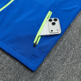 26/27 Marseille Blue Hooded Windbreaker Tracksuit