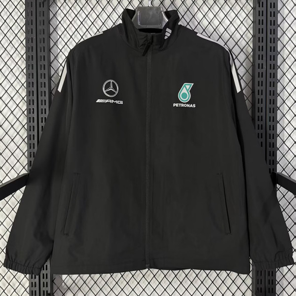 2026 Mercedes Black windbreaker