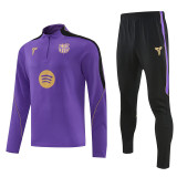 26/27 BAR Purple Half Pull Tracksuit#  (半拉链)