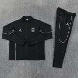 26/27 PSG Black Windbreaker Tracksuit