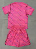 26/27 France Goalkeeper Pink Kids Soccer Jersey