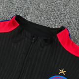 26/27 PSG Black Half Pull Tracksuit# (半拉链)