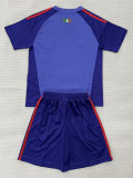 26/27 Mexico Ｇoalkeeper Purple Kids Soccer Jersey