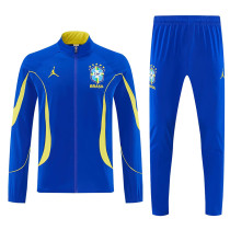 26/27 Brazil Blue Windbreaker Tracksuit