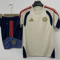 26/27 Bayern Beige Yellow Training Short Suit
