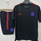 26/27 PSG Black Training Short Suit (红色肩)