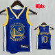 WARRIORS BUT LER III#10 Blue Top Quality Hot Pressing NBA Jersey(童装)