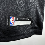 22/23 LAKERS DONCIC#77 Snakeskin Black Kids Top Quality Hot Pressing NBA Jersey(童装)