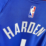 CLIPPERS HARDEN#1 Blue Kids Top Quality Hot Pressing NBA Jersey(童装)