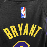 23/24 LAKERS BRYANT#8 Black City Kids Edition Top Quality Hot Pressing NBA Jersey(童装)