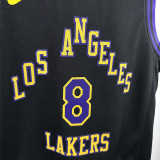 23/24 LAKERS BRYANT#8 Black City Kids Edition Top Quality Hot Pressing NBA Jersey(童装)