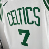 CELTICS BROWN #7 White Kids Top Quality Hot Pressing NBA Jersey(童装)