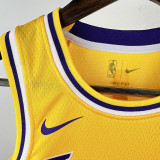 22/23 LAKERS DONCIC#77 Yellow Kids Top Quality Hot Pressing NBA Jersey(童装)