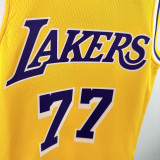 22/23 LAKERS DONCIC#77 Yellow Kids Top Quality Hot Pressing NBA Jersey(童装)