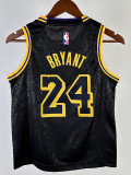 LAKERS BAYANT#24 Snakeskin Black Kids Top Quality Hot Pressing NBA Jersey(童装)