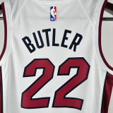 HEAT BUTLER #22 White Kids Top Quality Hot Pressing NBA Jersey(Ｖ领童装)