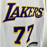 22/23 LAKERS DONCIC#77 White Top Quality Hot Pressing NBA Jersey(童装)