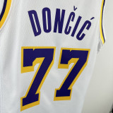 22/23 LAKERS DONCIC#77 White Top Quality Hot Pressing NBA Jersey(童装)