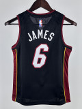 HEAT BUTLER #22 Black Kids Top Quality Hot Pressing NBA Jersey(Ｖ领童装)