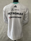 2026 F1 Mercedes White 1:1Long Sleeve Racing Suit