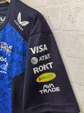 2026 Red Bull Blue & Black Round Neck  Racing Suit (圆领)