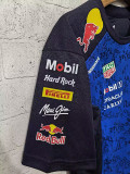 2026 Red Bull Blue & Black Round Neck  Racing Suit (圆领)