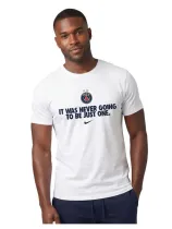 2026 PSG White Champion pure cotton T-shirt