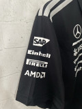 2026 F1 Mercedes Black 1:1 Polo Racing Suit (翻领)