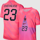 26/27 France Goalkeeper Pink Fans Soccer Jersey