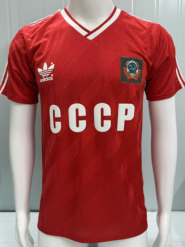 1986 Soviet Union Home Retro Soccer Jersey