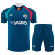 26/27 Portugal Lake Blue Training Short Suit(胸前广告)