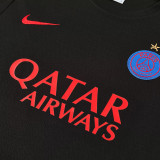 26/27 PSG Black Training Short Suit (With stars带星)