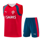 26/27 Portugal Red Tank top and shorts suit
