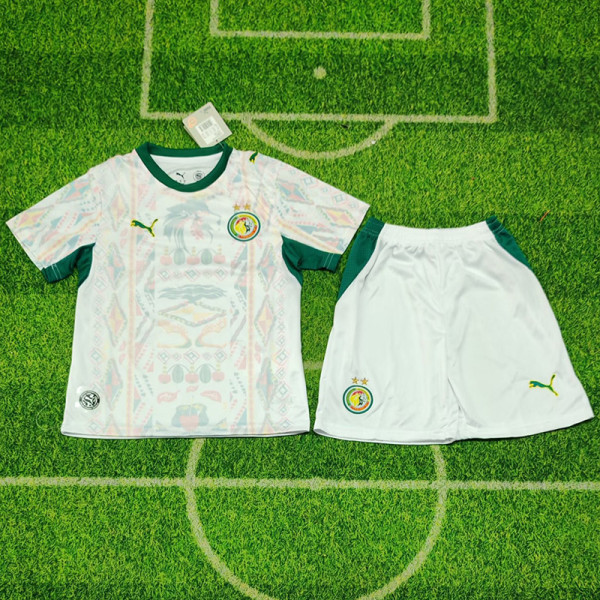 25/26 Senegal Home Kids Soccer Jersey( two star双星)