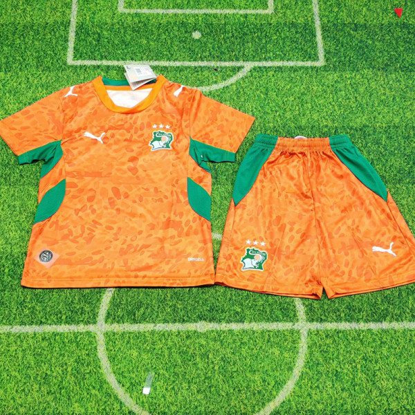 26/27 Ivory Coast Home Kids Soccer Jersey