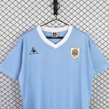 1986 Uruguay Home Retro Soccer Jersey