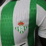 26/27 Real Betis Home Player Version Soccer Jersey