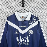 1996/1997 Bordeaux Home Long Sleeve Fans Soccer Jersey