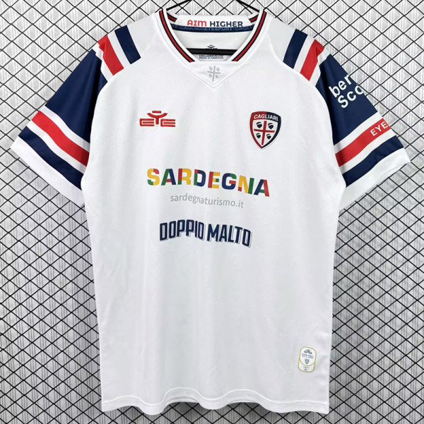 26/27 Cagliari Away Fans Soccer Jersey