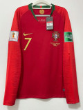 2018 Portugal Home Retro Soccer Jersey