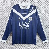 1996/1997 Bordeaux Home Long Sleeve Fans Soccer Jersey