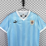 1990 Uruguay Home Retro Soccer Jersey