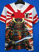 26/27Japan Black and Red Warrior Fans Soccer Jersey