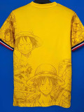 26/27Japan Yellow Red Shirt Road Flying Fans Soccer Jersey